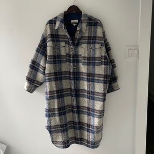 Isabel marant plaid jacket.  Even better than Aritzia ganna jacket!